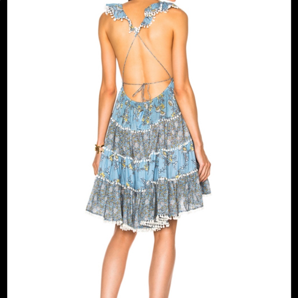 Zimmermann caravan tiered dress size L